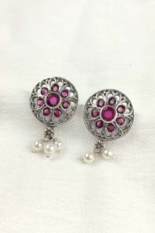 round shape earrings || earrings for round face - Johny Silver