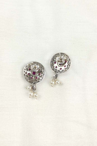 round shape earrings || earrings for round face - Johny Silver