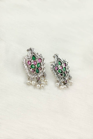 designer stud earrings - Johny Silver