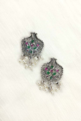 designer stud earrings - Johny Silver